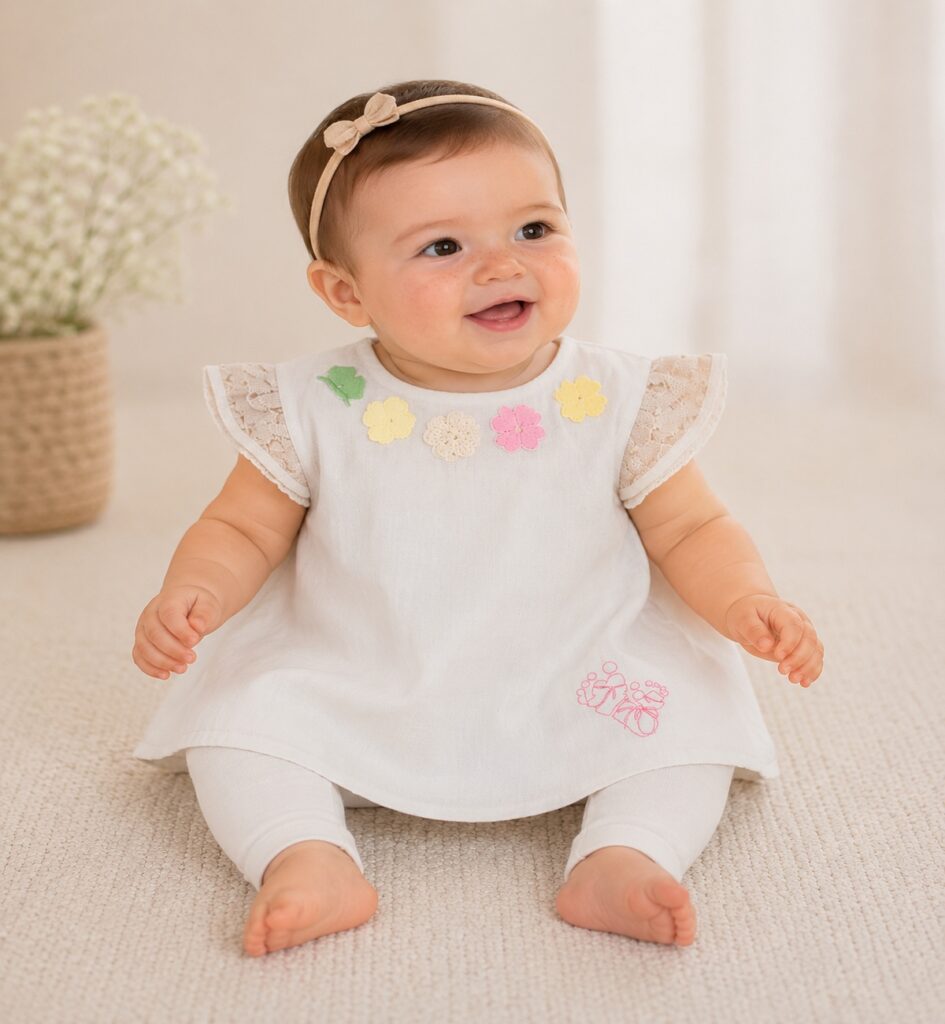 Casacca panna e beige