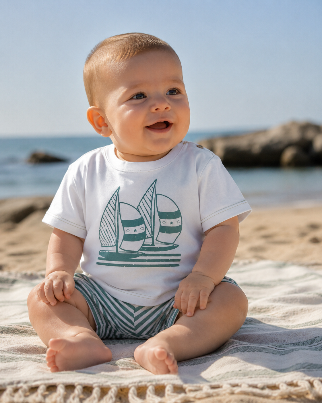 T-shirt  vela verde