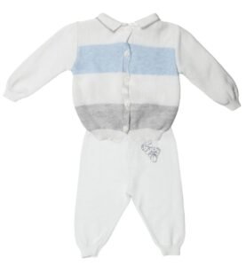 Completo bianco blue