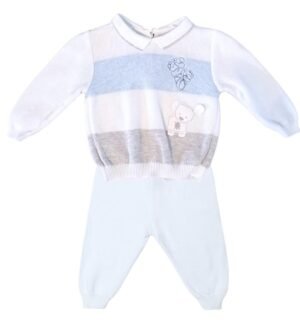 Completo bianco e blue