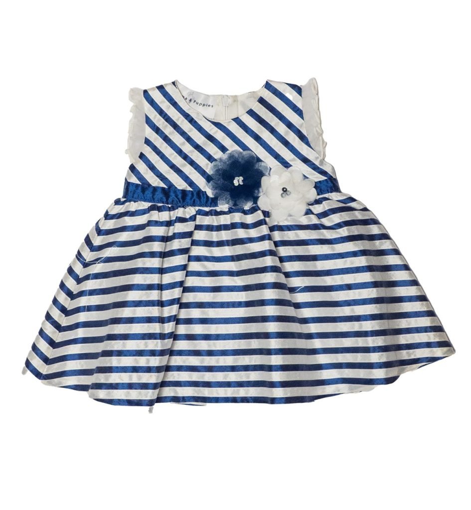 Abito a righe blue