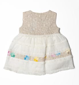 Abito beige e panna (2)