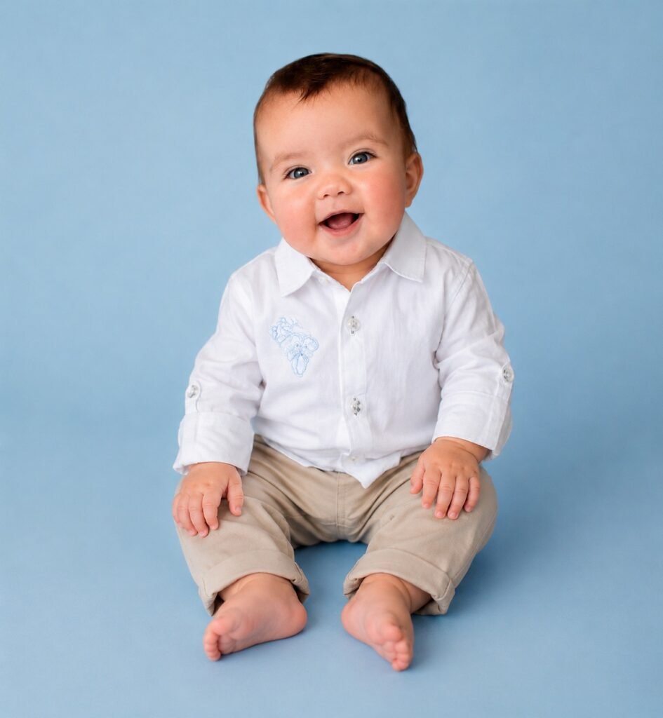 camicia bianca richiami blue