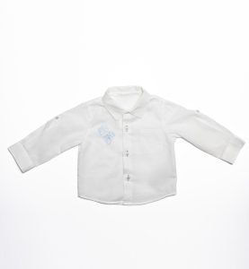 Camicia bianca richiami blue