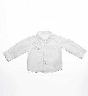 Camicia bianca richiami blue