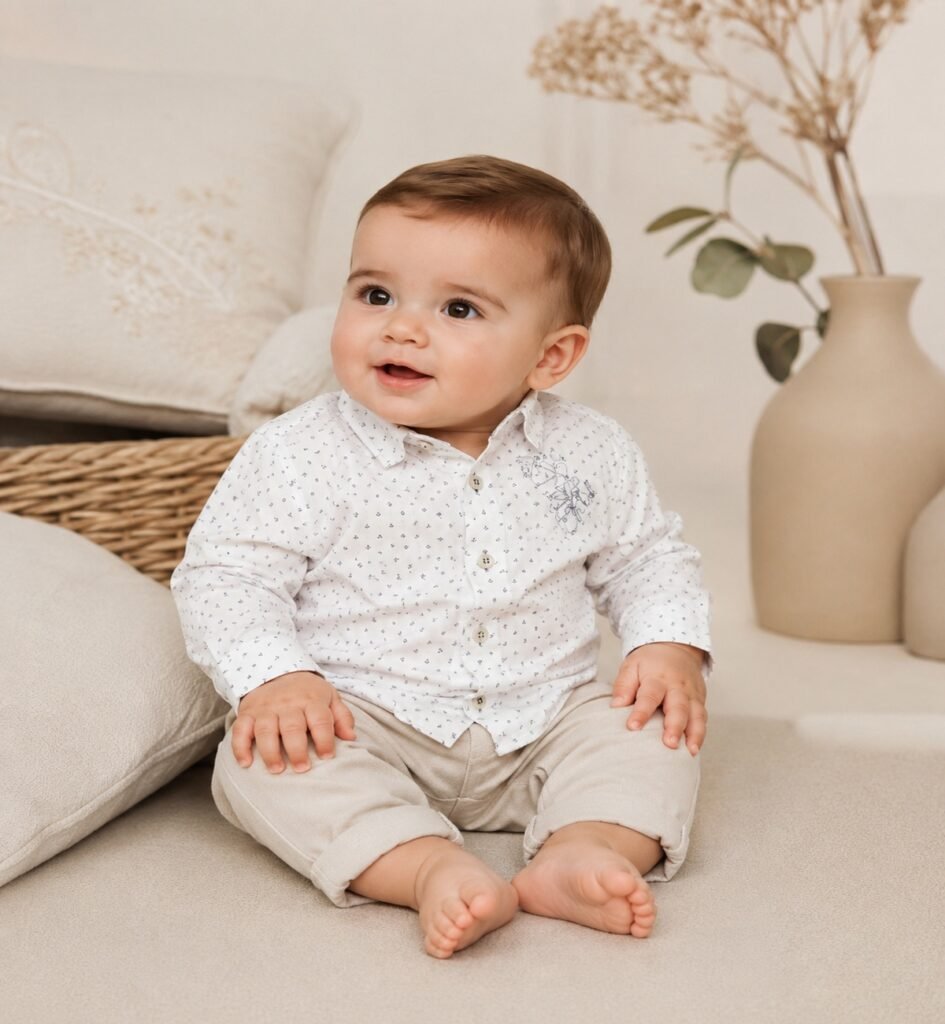 Camicia con fiorellini