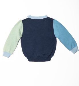 Giacchina bianca blue e verde (2)