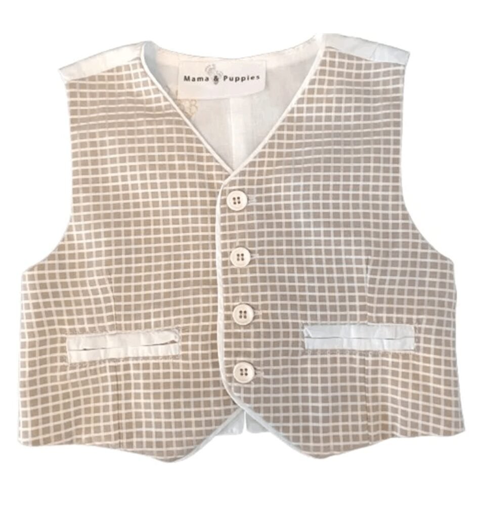 Gilet beige 1