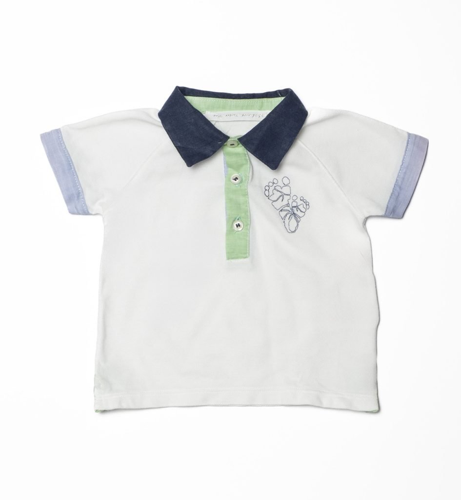 Polo colletto blue