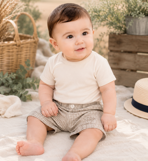 Inglese beige scacchi