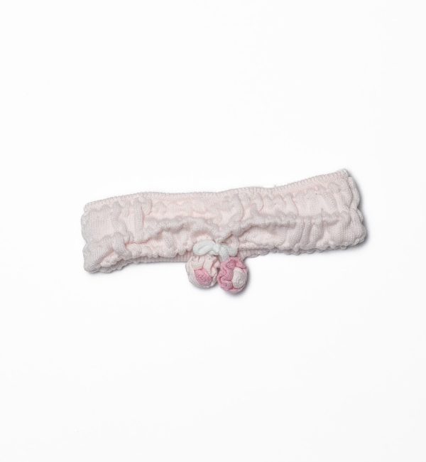 Fascia rosa con fiocco