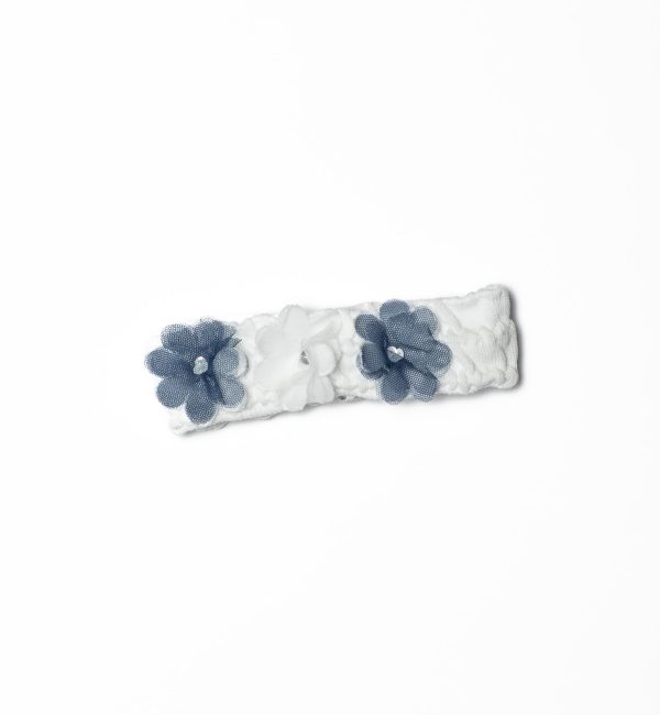 Fascia con roselline blu