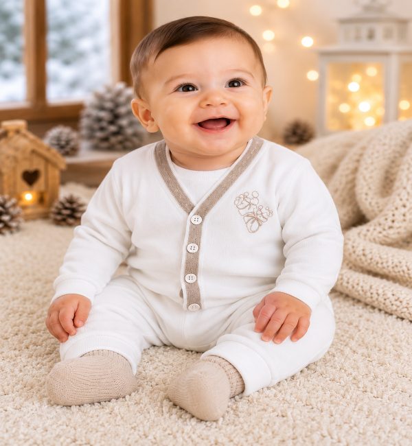 Giacchina bianca rif beige