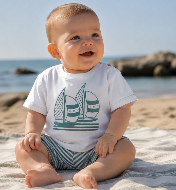 T-shirt  vela verde